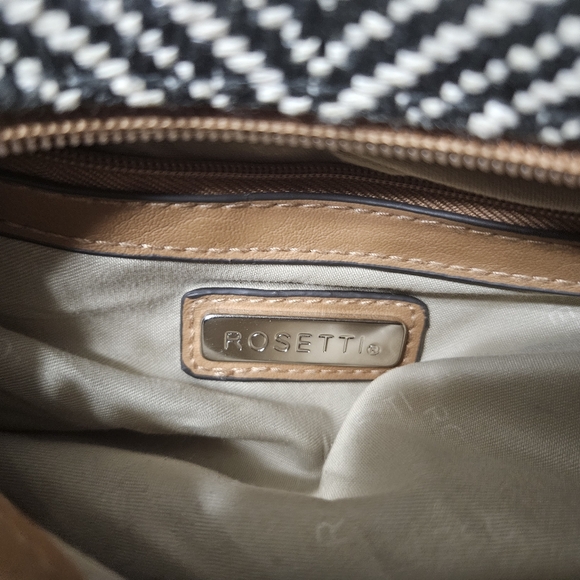 ROSETTI BASKET WEAVE DESIGN LADIES SHOULDER HANDBAG STYLE TOTE BAG! - Picture 7 of 9